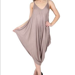 Harem Romper in Turquoise